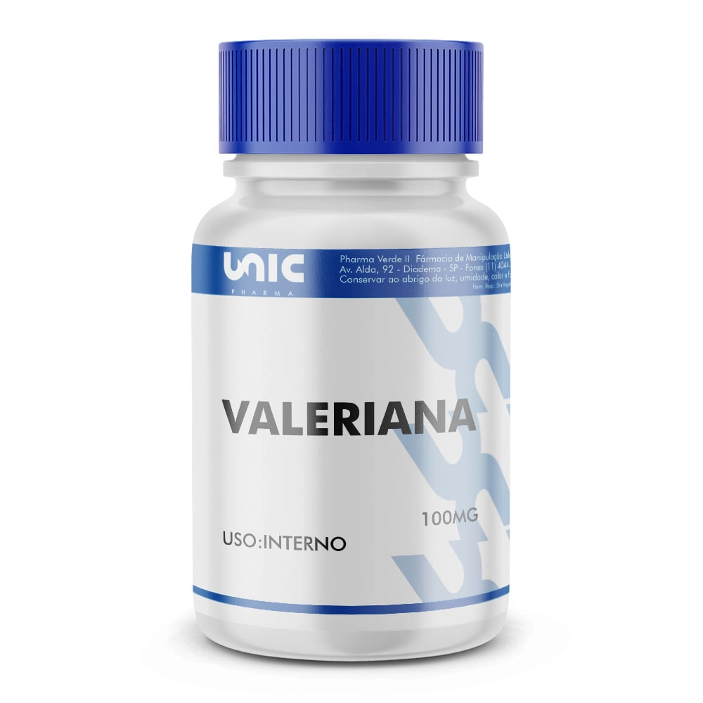 Valeriana 100mg 60 Cápsulas Vegan